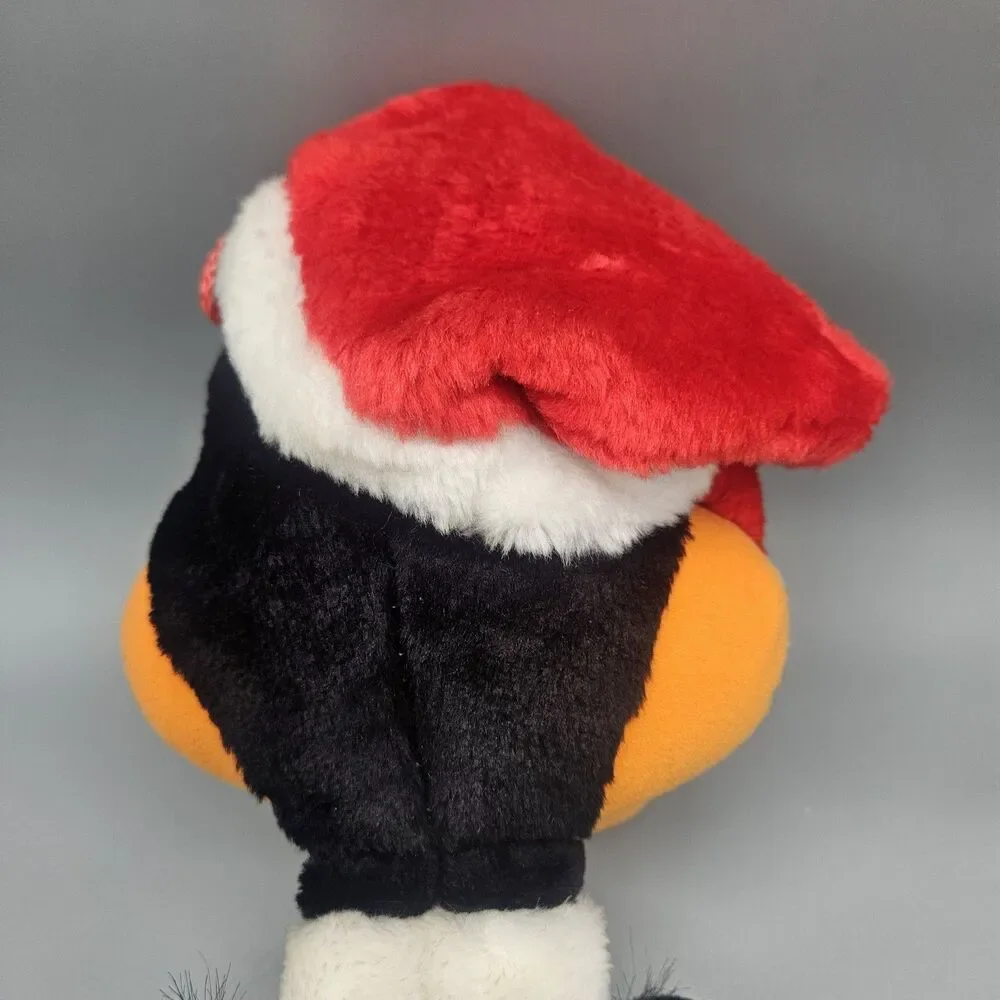 Vintage 1991 3D Daffy Duck Looney Tunes Plush Christmas Cartoon Stocking 25
